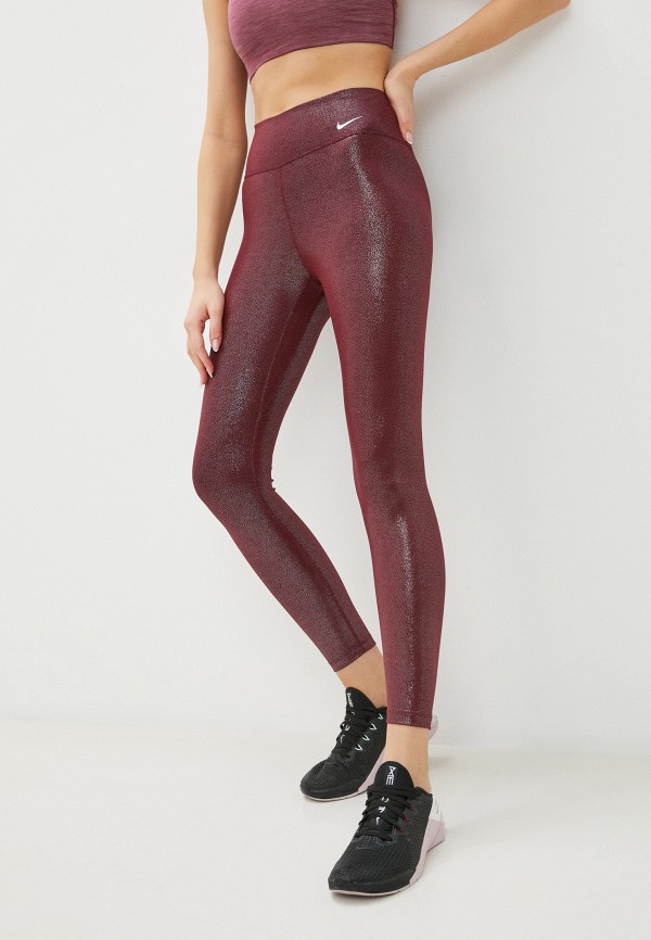 

Тайтсы Nike, Бордовый, W NIKE ONE TGHT 7/8 PP1 SPARK