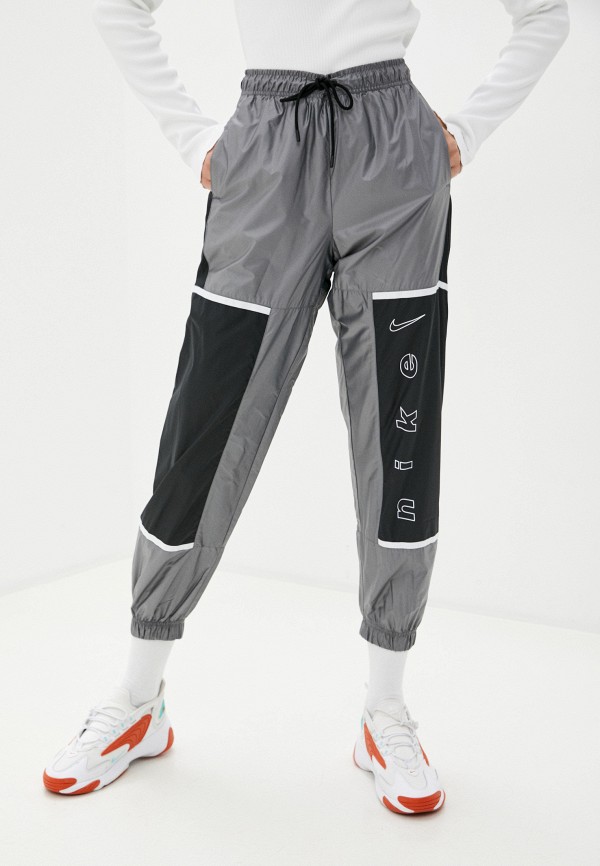 

Брюки спортивные Nike, Серый, W NSW PANT WVN ARCHIVE RMX