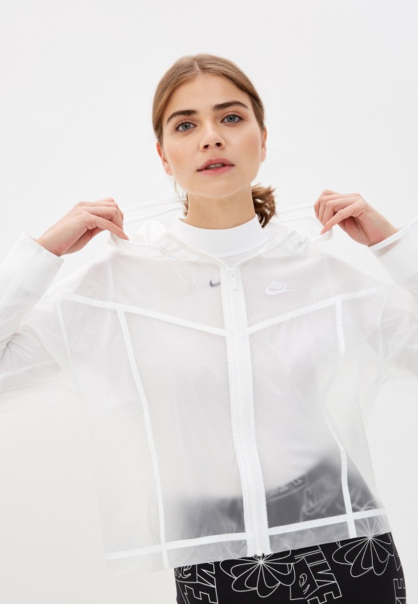 

Ветровка Nike, Белый, W NSW WR JKT TRANSPARENT