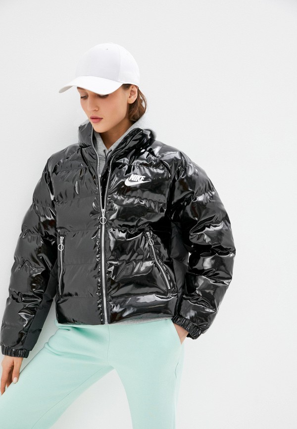 

Куртка утепленная Nike, Черный, W NSW ICON CLASH OTW SYN