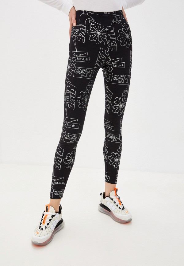 

Леггинсы Nike, Черный, W NSW ICN CLSH HR TIGHT AOP