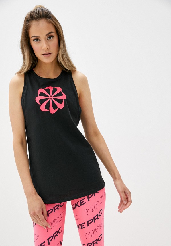 

Майка спортивная Nike, Черный, W NK DRY TANK DFC ICON CLASH
