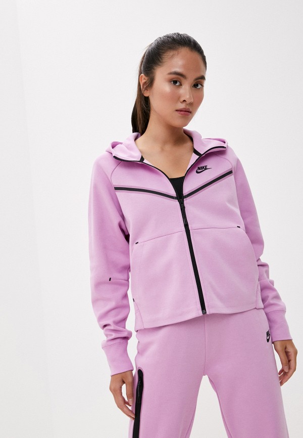 

Толстовка Nike, Розовый, W NSW TCH FLC WR HOODIE FZ