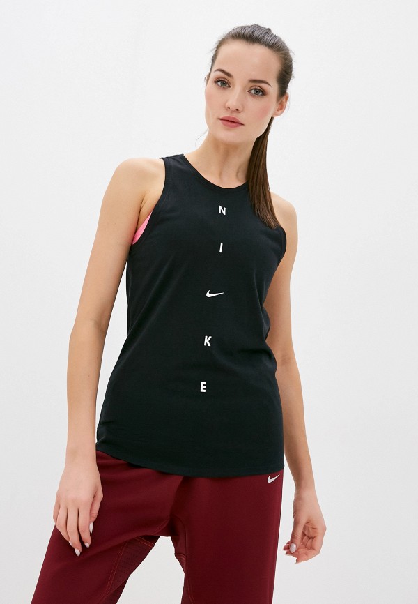 

Майка спортивная Nike, Черный, W NK DRY TANK DB GET FIT