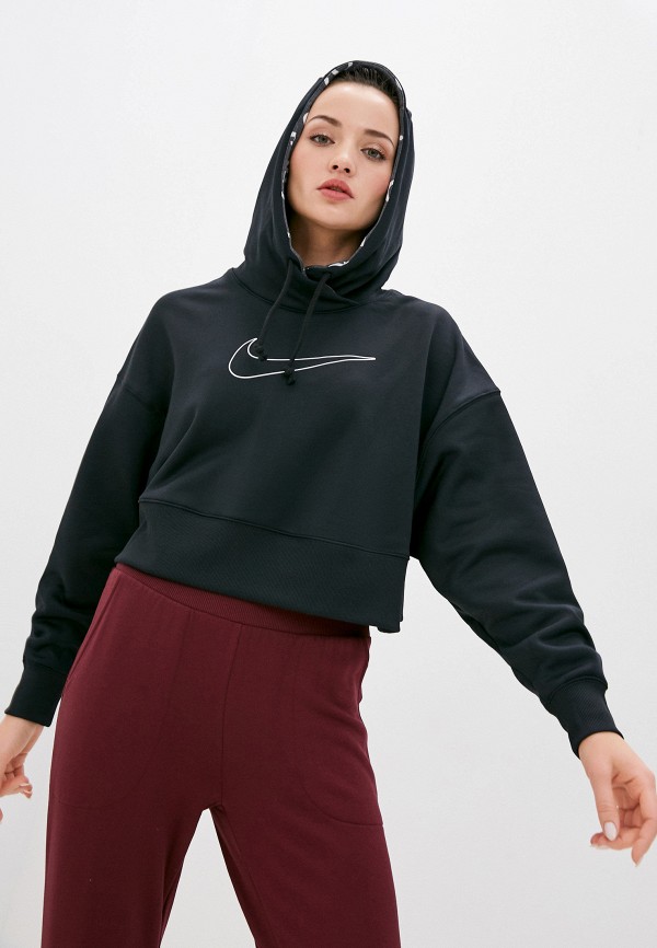 

Худи Nike, Черный, W NK THRM ALL TM PO CROP HD PR