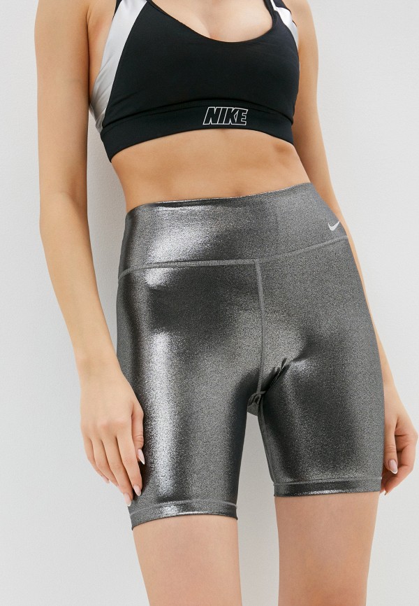 

Шорты спортивные Nike, Серебряный, W NIKE ONE 7" SHRT ICNCLSH SHM