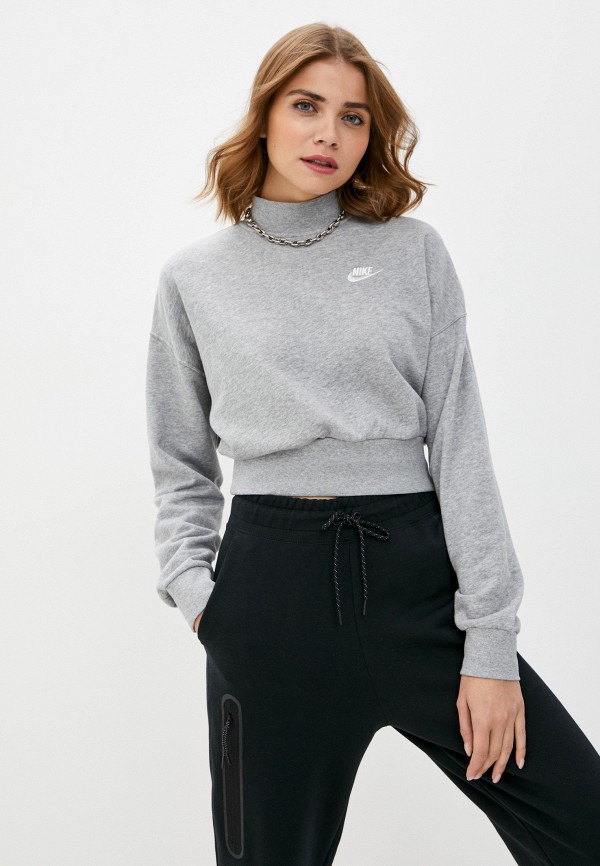 

Свитшот Nike, Серый, W NSW ESSNTL FLC MOCK