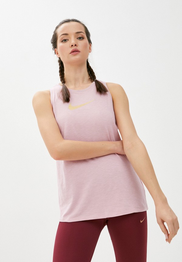 

Майка спортивная Nike, Розовый, W NK DRY TANK SLUB ICON CLA
