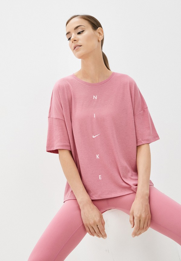 

Футболка Nike, Розовый, W NK DRY SS TOP OVERSIZE NK GR