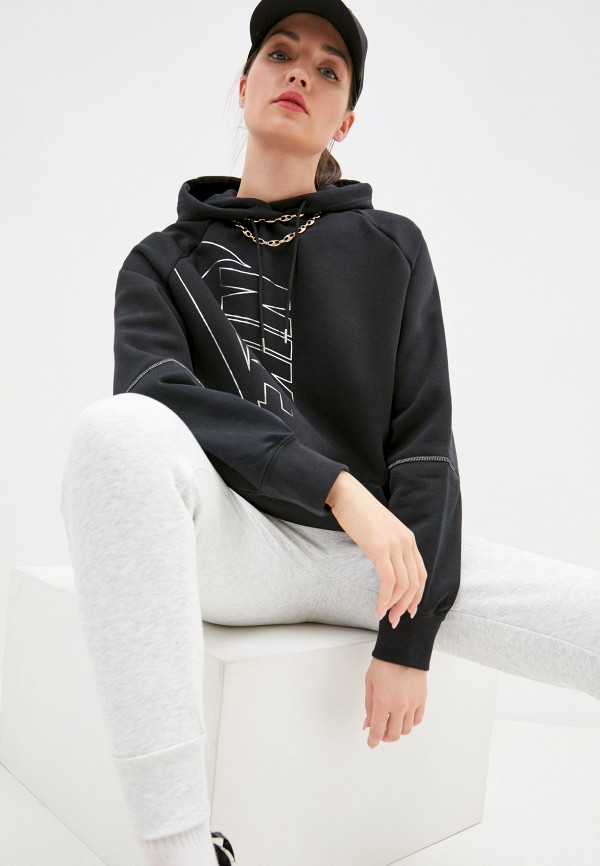 

Худи Nike, Черный, W NSW ICN CLSH HOODY FLC OS