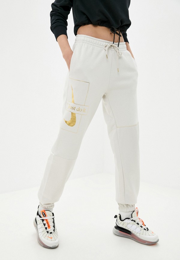 

Брюки спортивные Nike, Бежевый, W NSW ICN CLSH PANT FLC BB