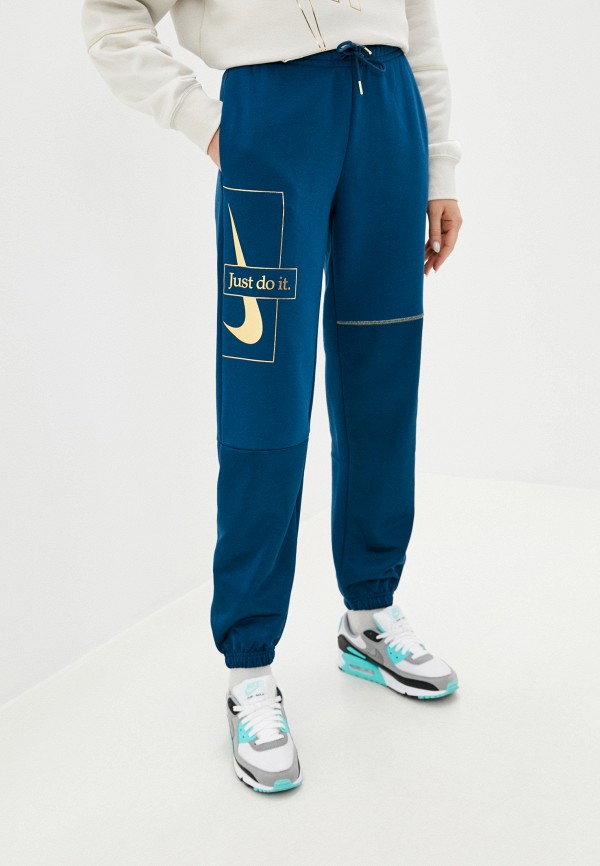 

Брюки спортивные Nike, Синий, W NSW ICN CLSH PANT FLC BB