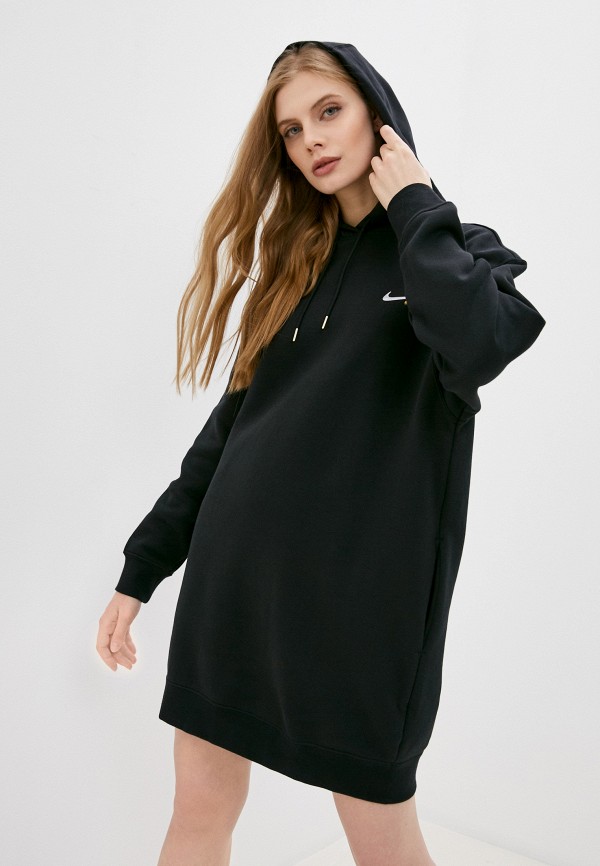 

Платье Nike, Черный, W NSW HOODIE PO DRESS