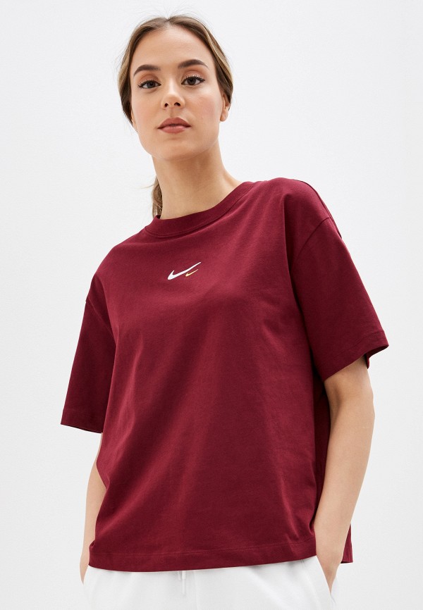 

Футболка Nike, Бордовый, W NSW ESSNTL TOP SS BF