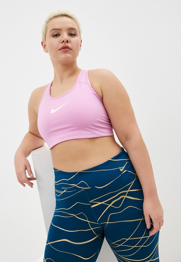 

Топ спортивный Nike, Розовый, NIKE SWOOSH PLUS SIZE BRA