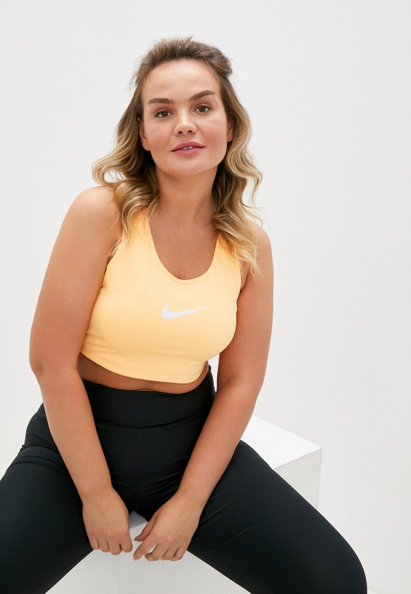 

Топ спортивный Nike, Оранжевый, NIKE SWOOSH PLUS SIZE BRA