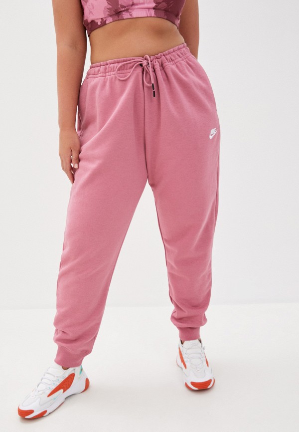 

Брюки спортивные Nike, Розовый, W NSW ESSNTL PANT REG FLC PLUS