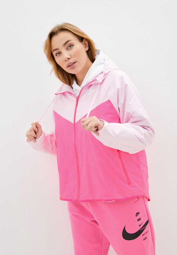 

Ветровка Nike, Розовый, W NSW WR JKT PLUS