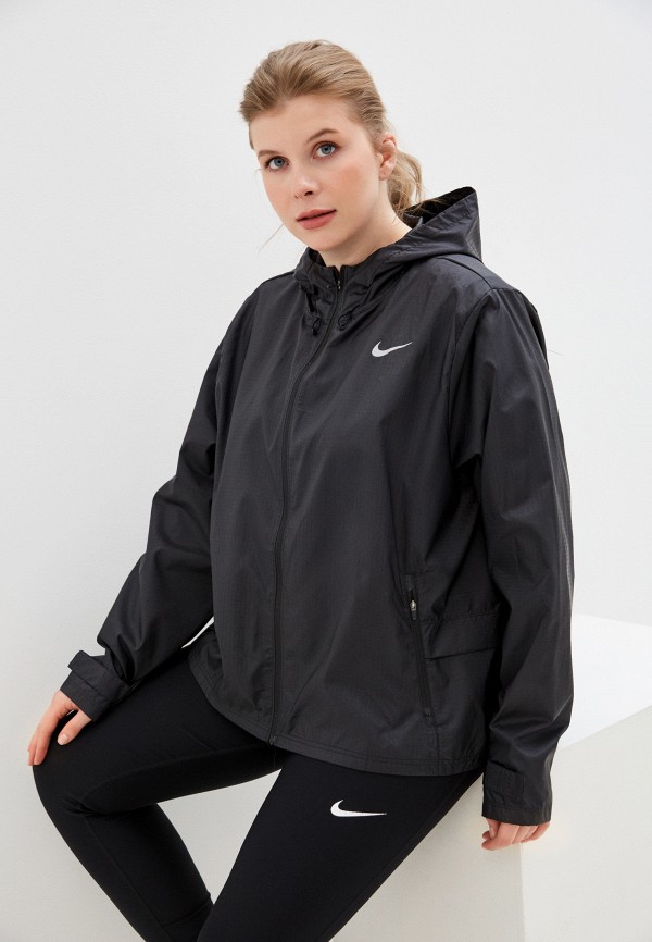 

Ветровка Nike, Черный, W NK ESSENTIAL JACKET PLUS