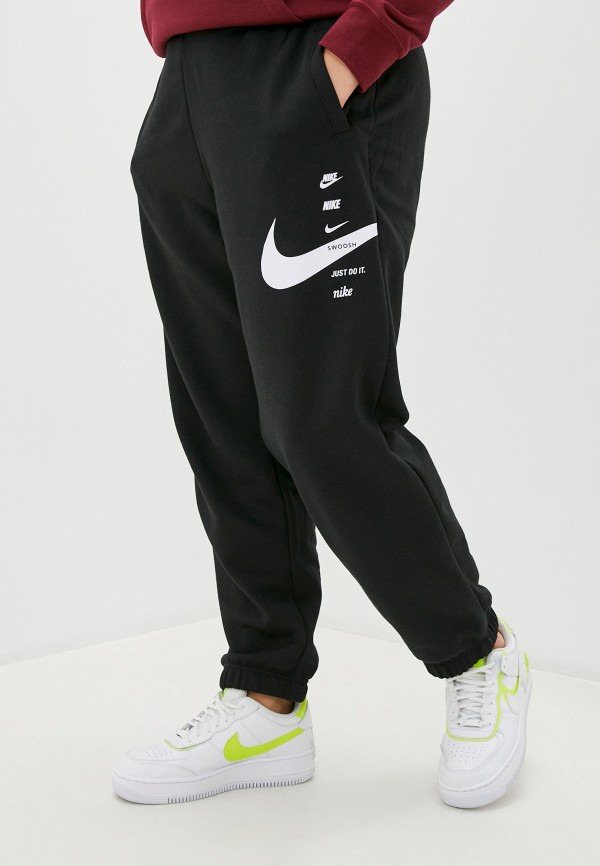 

Брюки спортивные Nike, Черный, W NSW SWSH PANT FLC BB PLUS