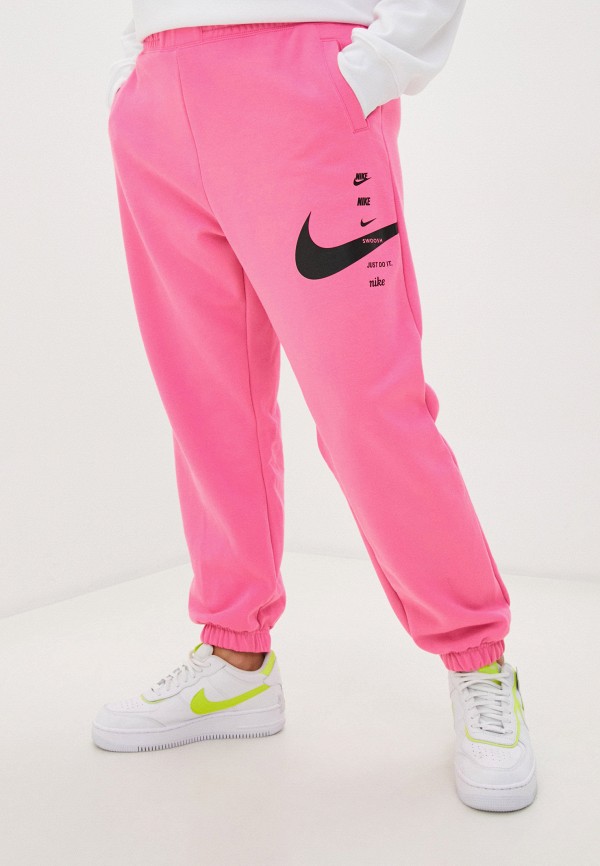 

Брюки спортивные Nike, Розовый, W NSW SWSH PANT FLC BB PLUS