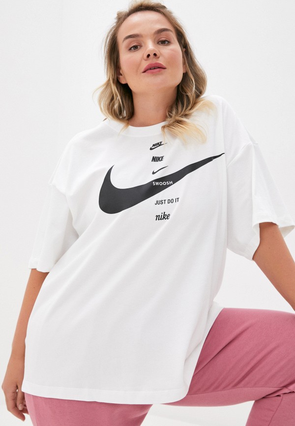 

Футболка Nike, Белый, W NSW SWSH TOP SS PLUS