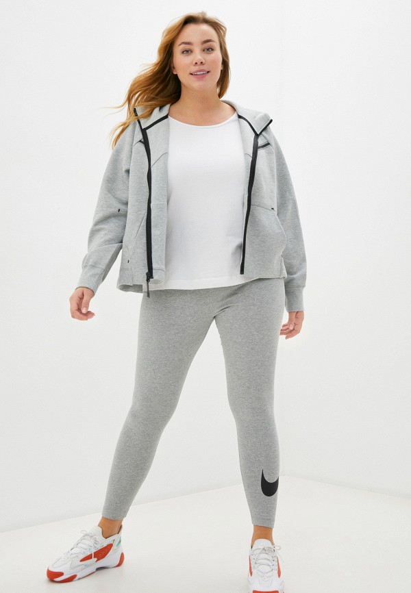 

Толстовка Nike, Серый, W NSW TCH FLC WR HOODY FZ PLUS
