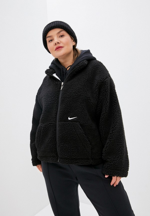 

Толстовка Nike, Черный, W NSW SWSH JKT SHERPA PLUS