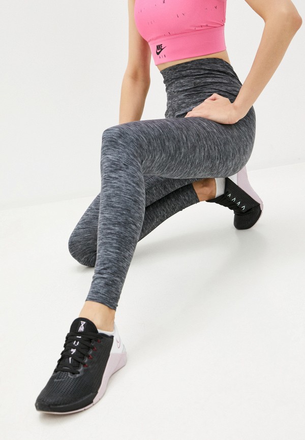 

Тайтсы Nike, Серый, W NIKE ONE LUXE MR HTR TGHT