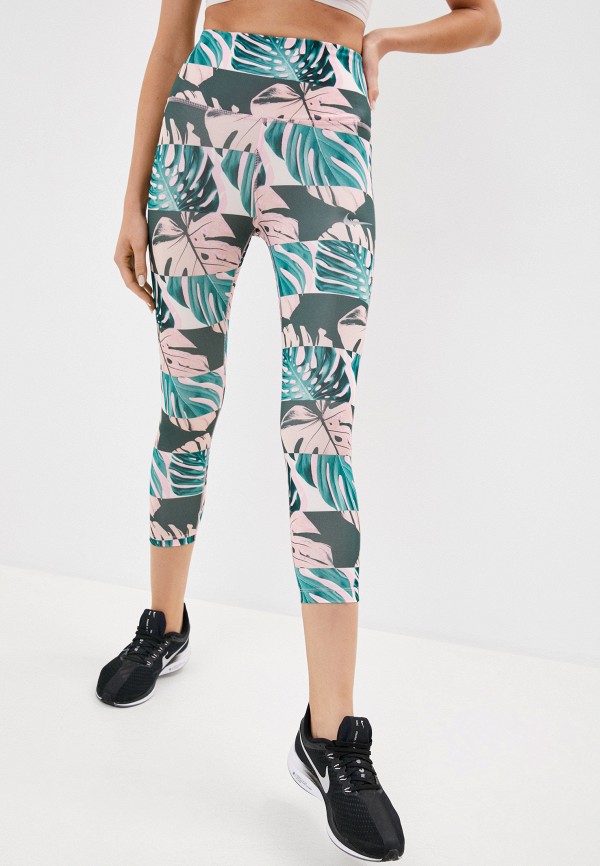 

Тайтсы Nike, Разноцветный, W NK FAST CROP RUNWAY PR HR