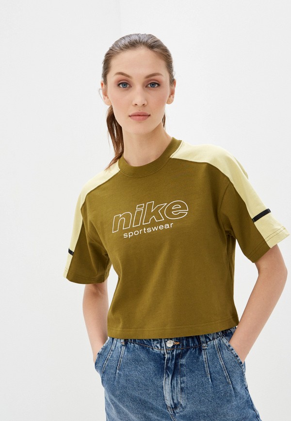 

Топ Nike, Хаки, W NSW TOP SS ARCHIVE RMX