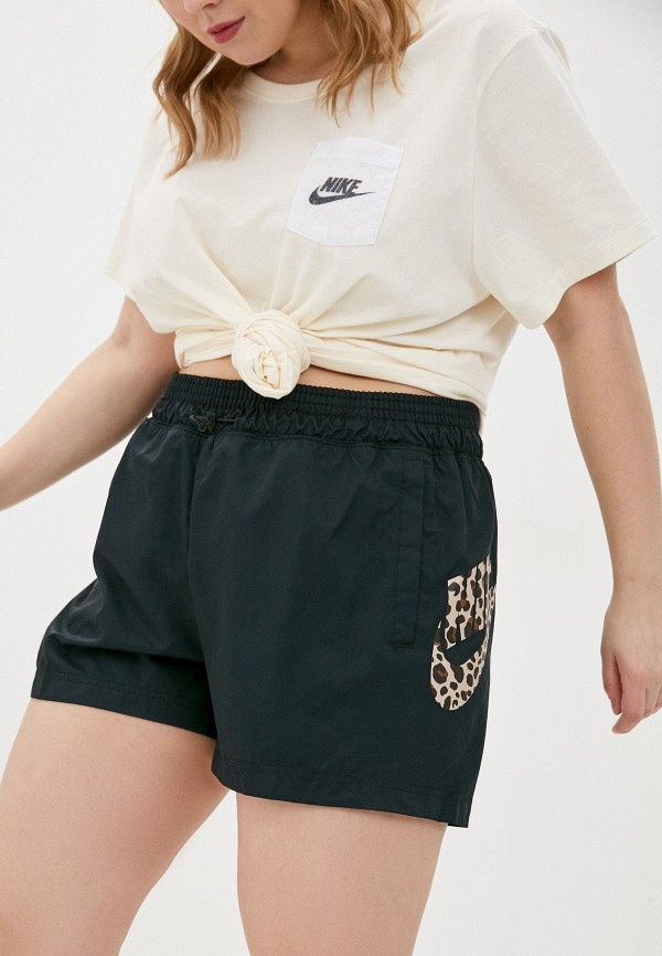

Шорты спортивные Nike, Черный, W NSW WVN PRNT PACK SHORT