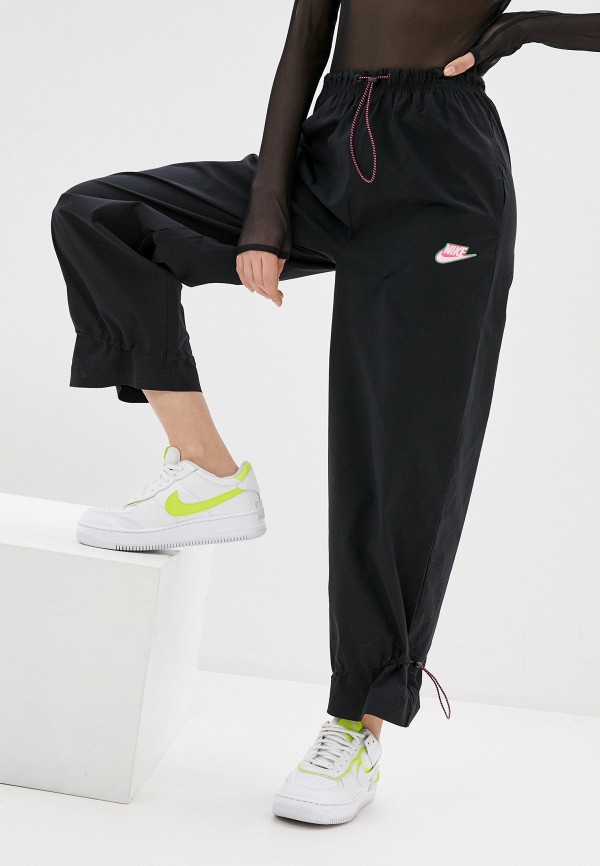 

Брюки спортивные Nike, Черный, W NSW ICN CLSH PANT WVN