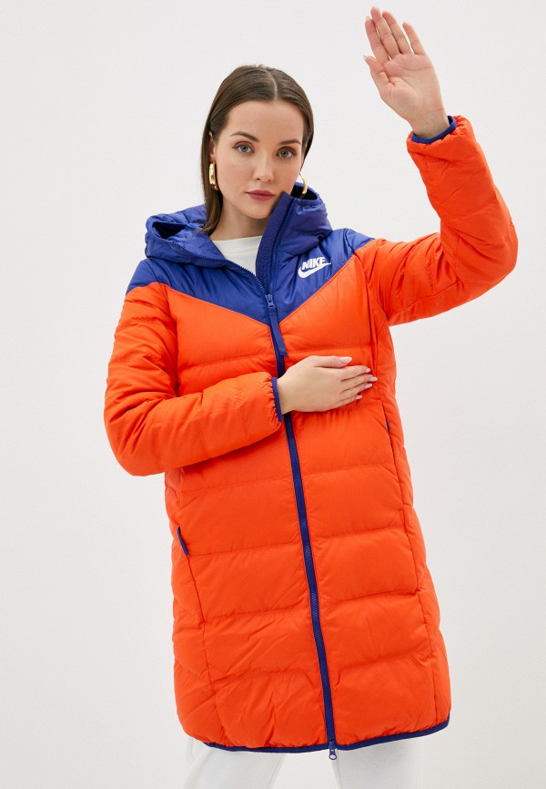 

Пуховик Nike, Оранжевый, W NSW WR DWN FILL PRKA RUS