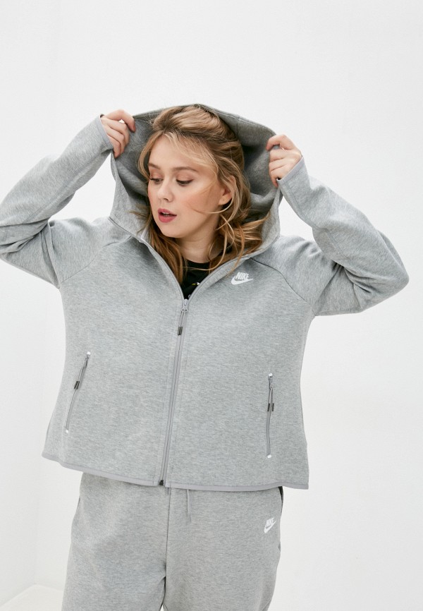 

Толстовка Nike, Серый, W NSW TCH FLC CAPE PLUS