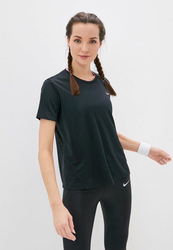 

Футболка спортивная Nike, Черный, W NK MILER TOP SS
