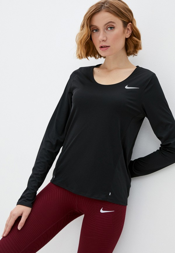 

Лонгслив спортивный Nike, Черный, W NK CITY SLEEK LS