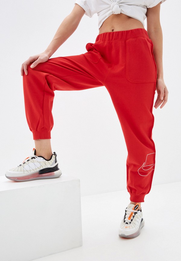 

Брюки спортивные Nike, Красный, W NSW NSW FLC PANT