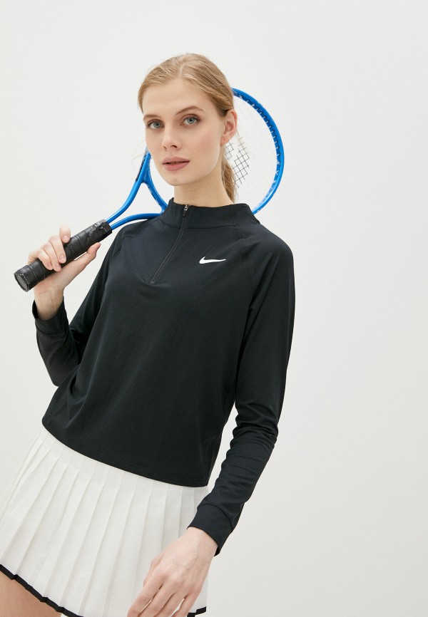

Лонгслив спортивный Nike, Черный, W NKCT VCTRY DF TOP LS HZ
