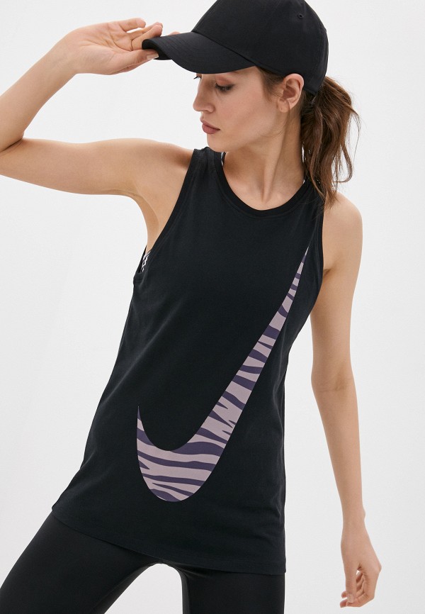 

Майка спортивная Nike, Черный, W NK DRY TANK DFC ICON CLASH