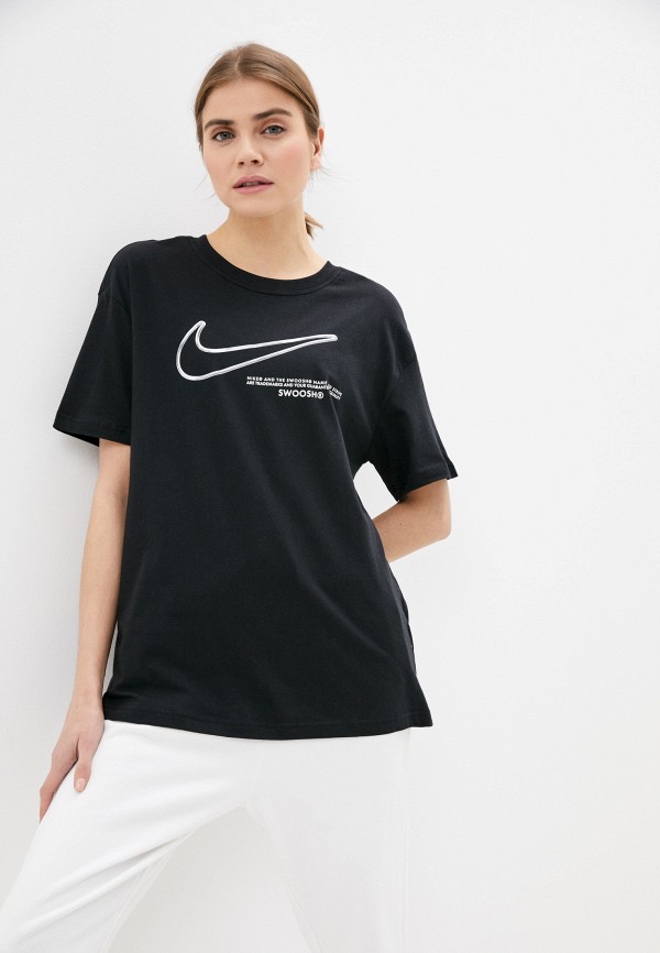 

Футболка Nike, Черный, W NSW TEE BOY SWOOSH