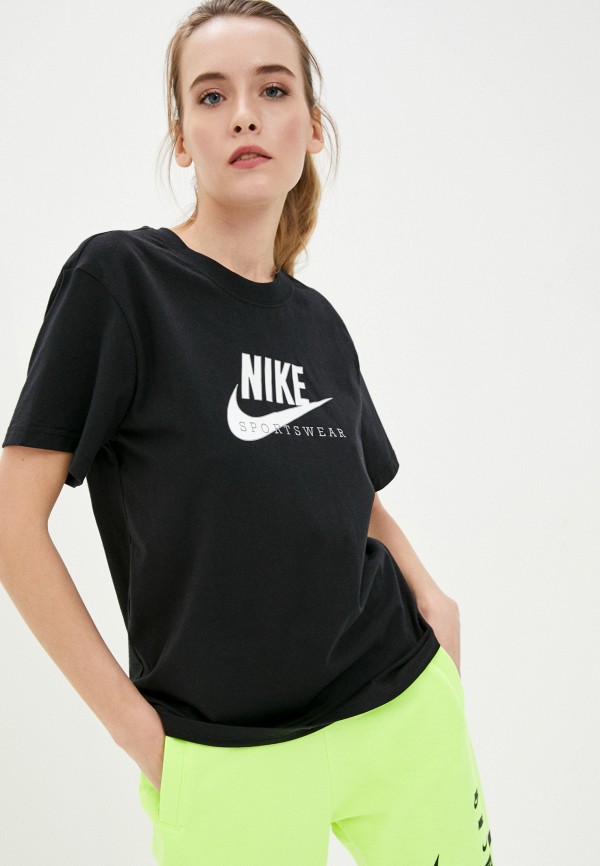 

Футболка Nike, Черный, W NSW HERITAGE SS TOP HBR