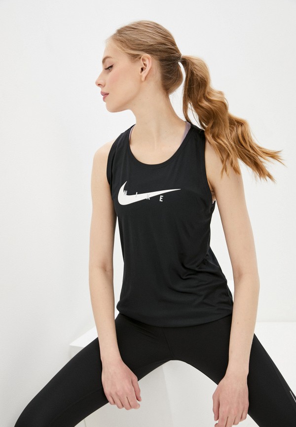 

Майка спортивная Nike, Черный, W NK SWOOSH RUN TANK