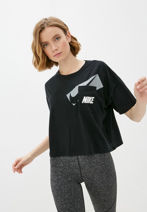 

Футболка Nike, Черный, W NK DRY GRX CROP TOP