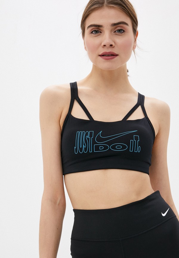 

Топ спортивный Nike, Черный, NIKE INDY ICONCLASH BRA SP21