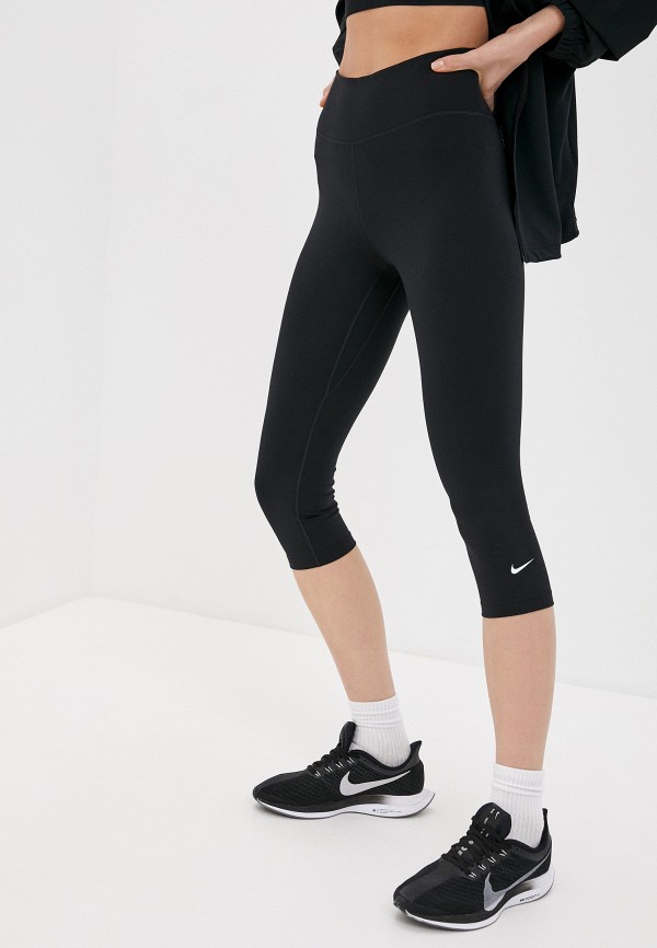 

Леггинсы Nike, Черный, W NIKE ONE TIGHT MR CPRI 2.0