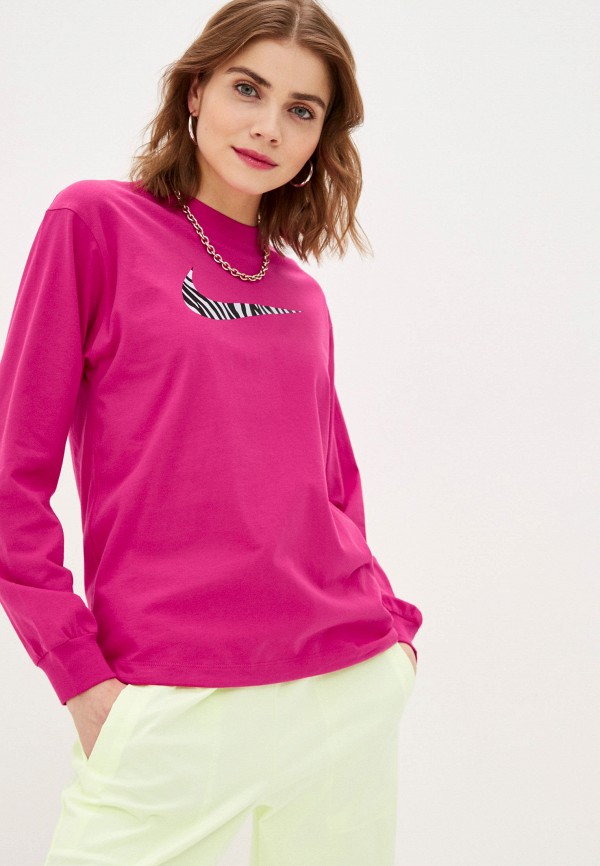 

Свитшот Nike, Розовый, W NSW ICN CLSH LS TOP HBR
