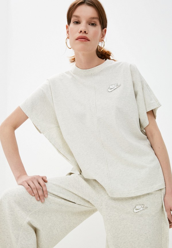 

Футболка Nike, Бежевый, W NSW SS TOP EARTH DAY