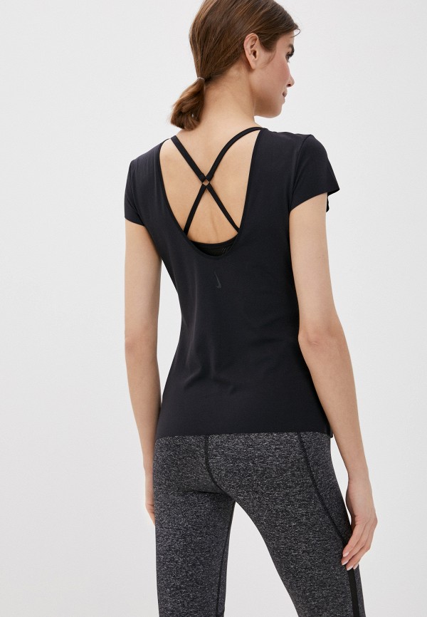 

Футболка спортивная Nike, Черный, THE NIKE YOGA LUXE S/S TOP