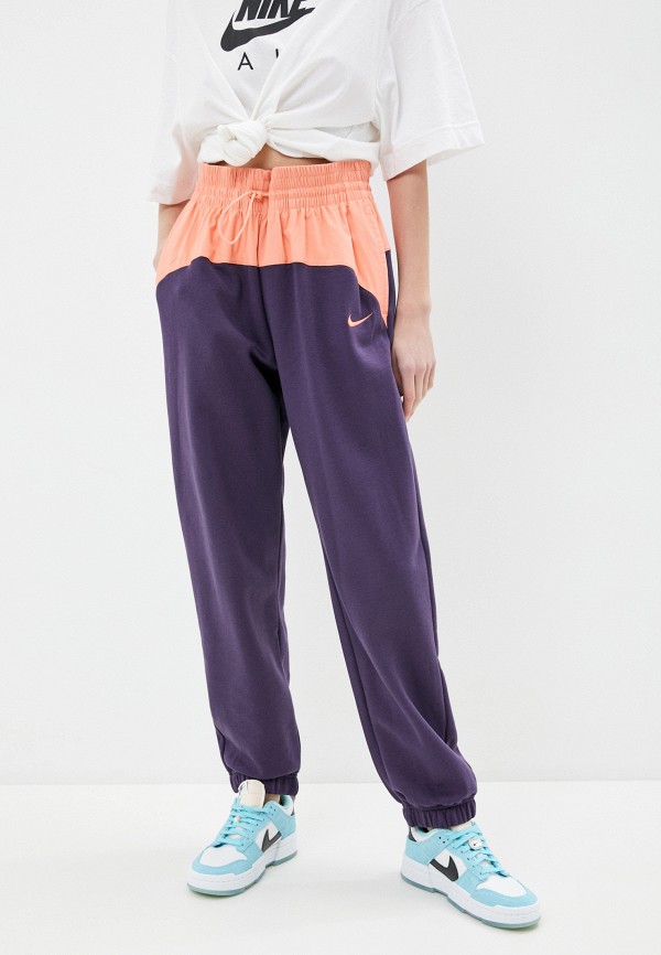

Брюки спортивные Nike, Фиолетовый, W NSW ICN CLSH JOGGER MIX HR